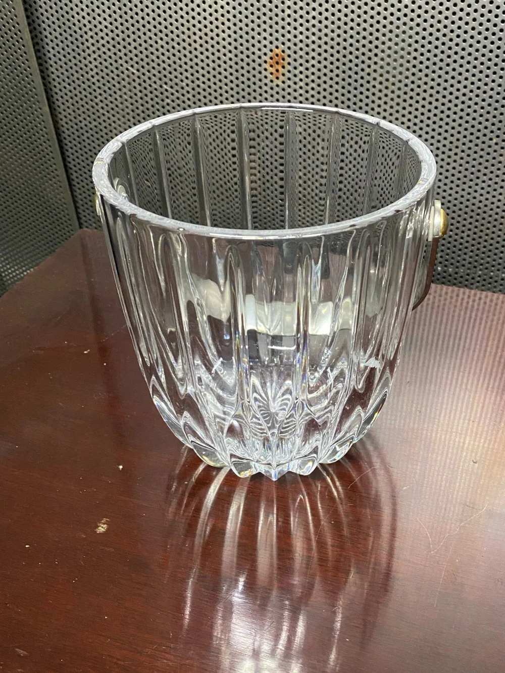 Rare Vintage Stardust Casino Las Vegas Cut Crystal Ice Bucket